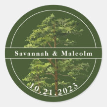 Evergreen Tree | Nature Wedding Personalisiert