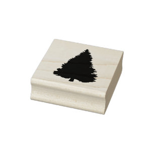 Evergreen Tree Rubber Briefmarke Gummistempel
