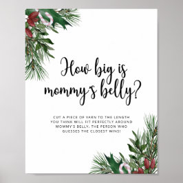 Evergreen wie groß ist das Bauchspiel der Mama Poster