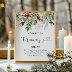 Evergreen wie groß ist das Bauchspiel der Mama Poster