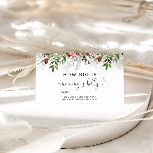 Evergreen wie groß ist Mama's Bauchschutzkarte Begleitkarte