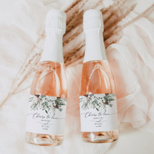 Evergreen winter elegant Cheers to Liebe