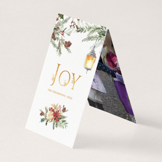 Evergreen - Wintertide Woodland Weihnachts-Foto (Vorderseite)