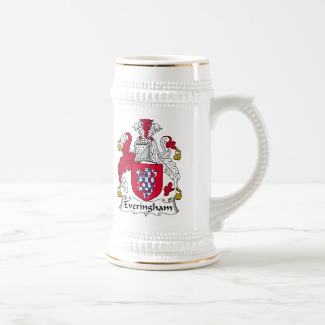 Everingham Familienwappen Bierglas (Rechts)