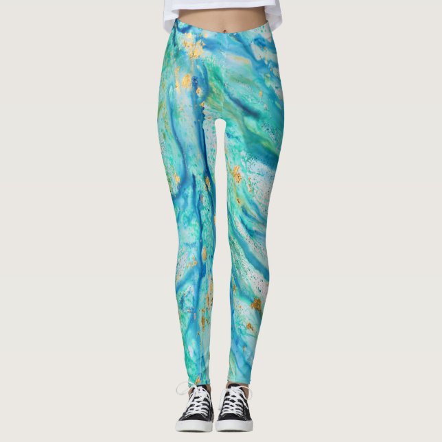 Everlast, Everlast, Everlast - Kunst-Yoga-Hosen Leggings (Vorderseite)
