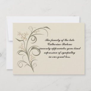 Everlasting - Bereavement Danke Noecard