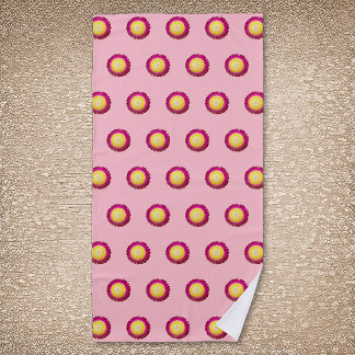 Everlasting Blume Nahtloses Muster auf Strandtuch