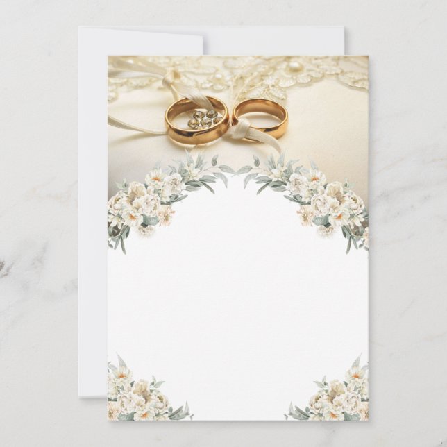 "Everlasting Vows - Timeless Wedding Card" Einladung (Vorderseite)