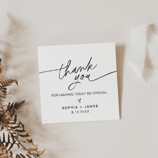 EVERLEIGEN Vielen Dank für Ihr Interesse an der Ta Quadratische Visitenkarte