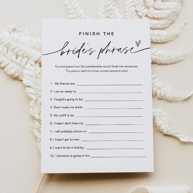 EVERLEIGH beendet das Bachelorette-Spiel der Braut Einladung (Von Creator hochgeladen)