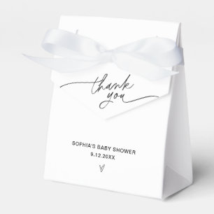 EVERLEIGH Moderne Minimalistische Babydusche Geschenkschachtel