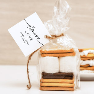 EVERLEIGH S'more Love Favor Etikett Geschenkanhänger