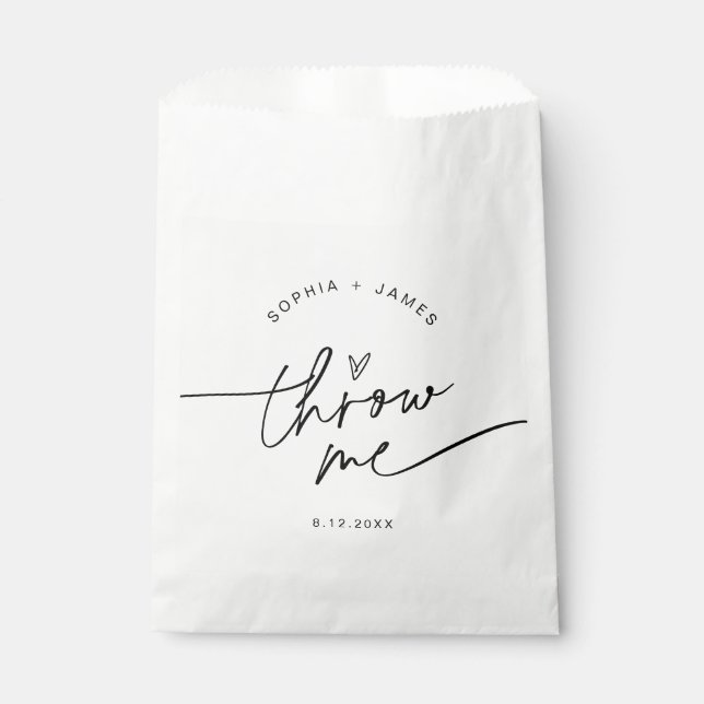 EVERLEIGH Wedding Off Bag Confetti Petal Toss Geschenktütchen (Vorderseite)