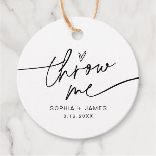 EVERLEIGH Wedding Send Off Petal Confetti Toss Tag Geschenkanhänger