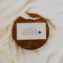 EVERLY Ivory Gold Black Business Reward 6 Punch Treuekarte