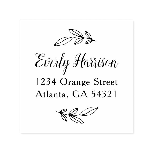 Everly Script Permastempel (Design)