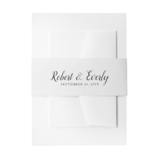 Everly Wedding Einladungsbanderole