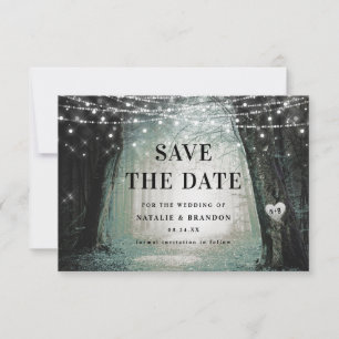 Evermore   Bezauberter Fairy Forest   Moss Wedding Save The Date