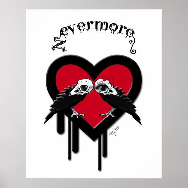 Evermore (Black Lettering) Poster (Vorne)