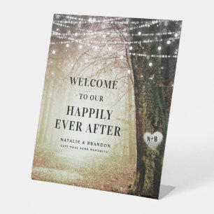 Evermore   Verzauberter Wald   Empfang Willkommen Sockelschild