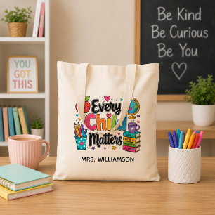Every Child Matters Monogram Lehrer  Tragetasche