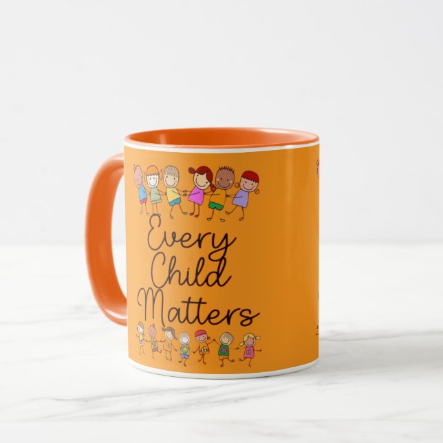 Every Child Matters Orange Awareness Becher Tasse (Vorderseite Links)