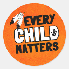 Every Child Matters Runder Aufkleber