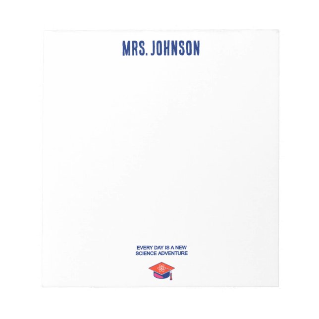 Every Day Is A New Science Adventure For Me Notizblock (Vorderseite)