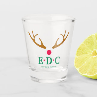 Every Day is Christmas Shot Glass Schnapsglas