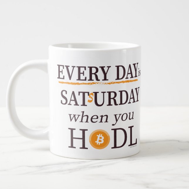 Every Day is Satsurday Jumbo Mug Jumbo-Tasse (Links)