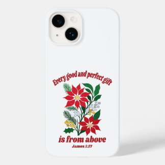 Every Good and Perfect Gift – James 1:17 Christmas Case-Mate iPhone 14 Hülle