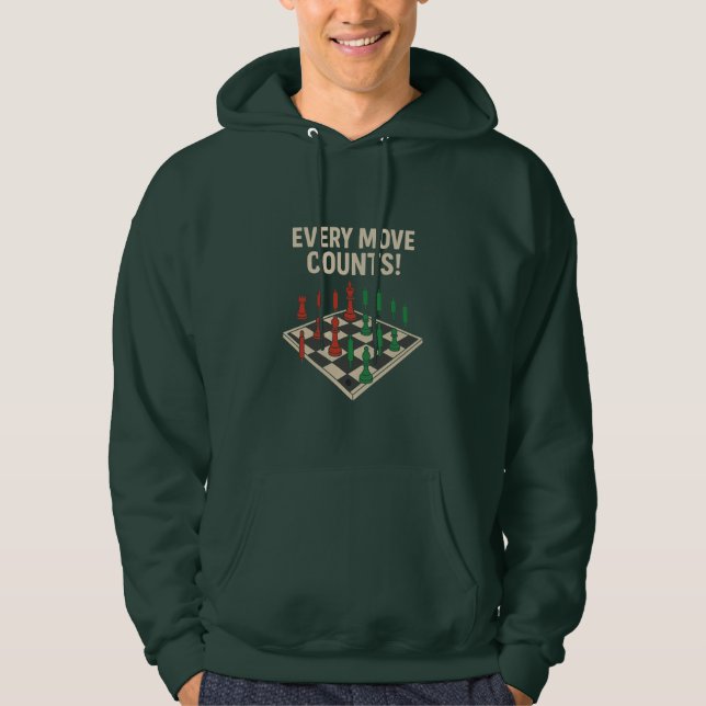 Every Move Counts – Trading Hoodie for Crypto (Vorderseite)