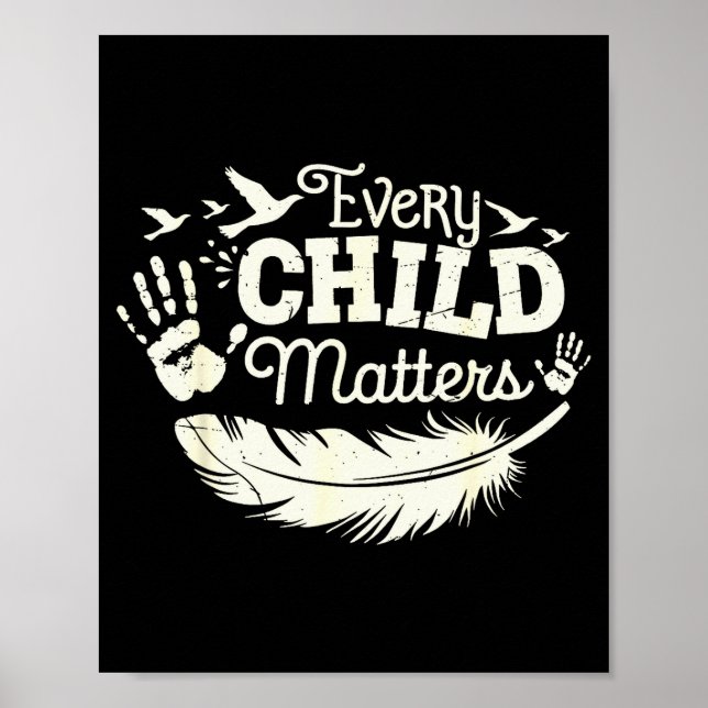 Every Orange Day Child Kindness Anti Bully  Poster (Vorne)