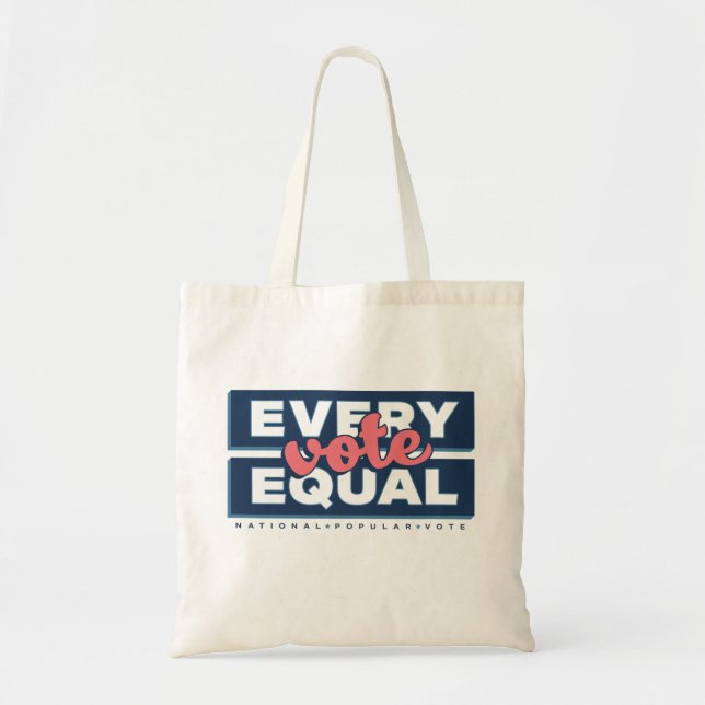 Every Vote Equal Tote Bag Tragetasche (Vorne)