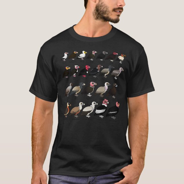 Every Vulture of the World  Birdorable Vulture & C T-Shirt (Vorderseite)