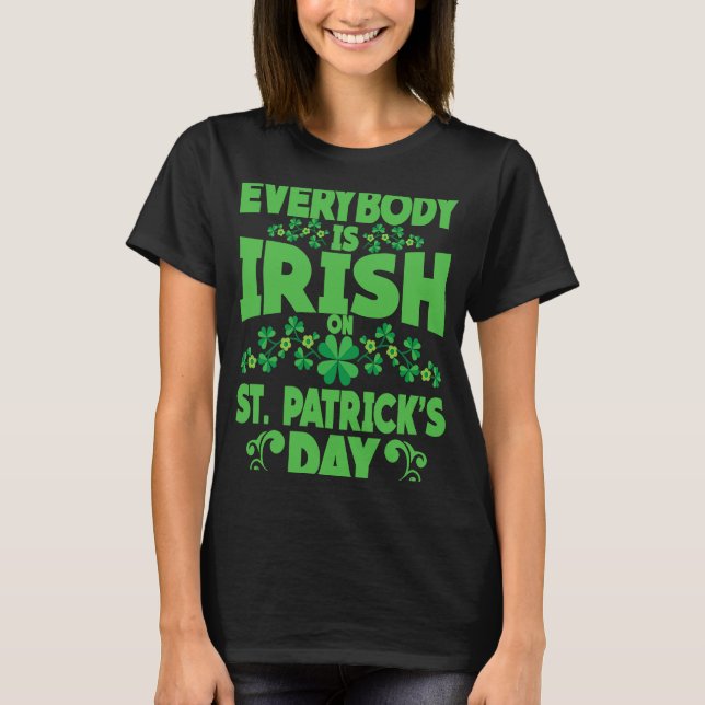 Everybody is Irish on St Patricks Day costume Men  T-Shirt (Vorderseite)