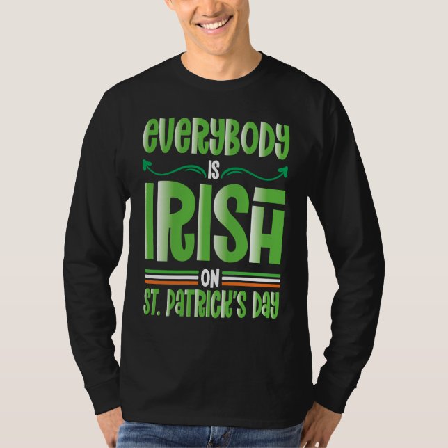 Everybody is Irish on St Patricks Day costume Men  T-Shirt (Vorderseite)