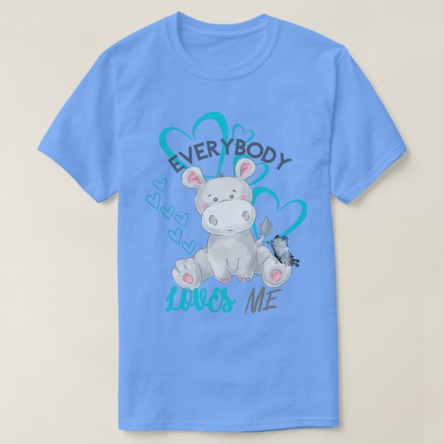 Everybody loves me cute collection 1 T-Shirt (Design vorne)