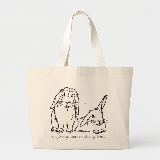 Everybunny benötigt somebunny zur großen jumbo stoffbeutel (Vorne)