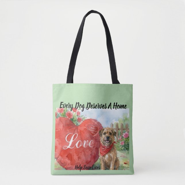 Everyday Tote  Bag for th Adopted Dog Owner (Vorderseite)