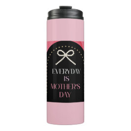 Everyday's Mothers Day Elegance Pink Pearl Tumble Thermosbecher