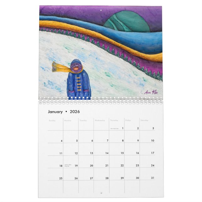 Everyhing war belichteter 2014 Kalender Anne Klar (Jan 2026)