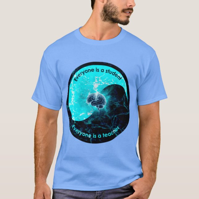 Everyone is a student Everyone is a teacher Oversi T-Shirt (Vorderseite)