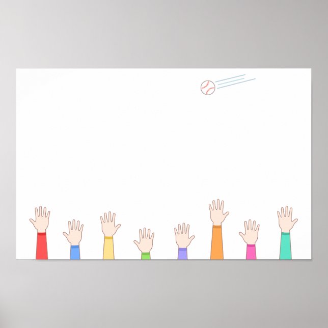 Everyone is aiming for that home run catch. poster (Vorne)