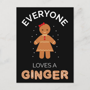 Everyone Loves A Ginger III Postkarte