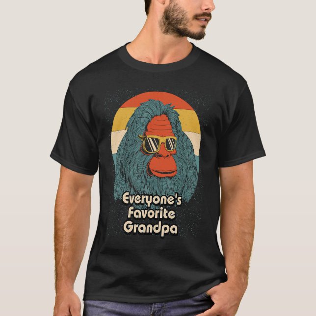 Everyones Favorite Grandpa Fathers Day Grandkids P T-Shirt (Vorderseite)