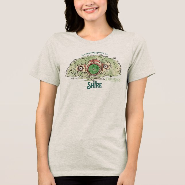 Everything Grows in THE SHIRE™ Tri-Blend Shirt (Vorderseite)