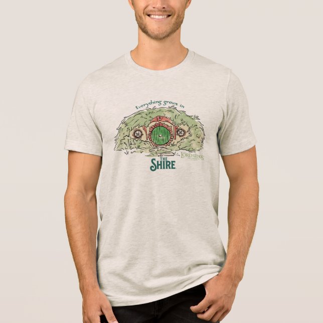 Everything Grows in THE SHIRE™ Tri-Blend Shirt (Vorderseite)