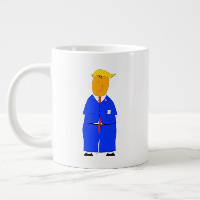Everything in life is luck Donald Trump Coffee Mug Jumbo-Tasse (Links)