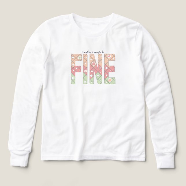 Everything Is Going To Be Fine Tri-Blend Shirts (Design Vorderseite)